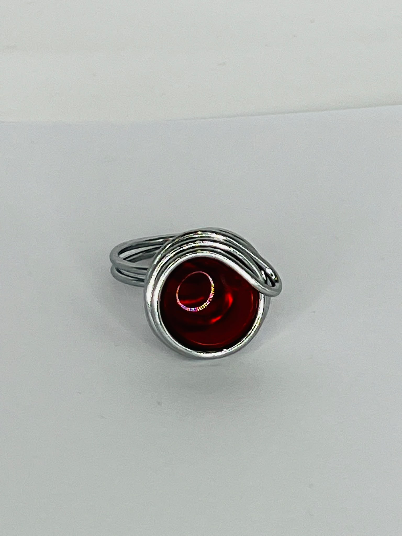 ANILLO ESPIRAL BLANCO NÉBULA