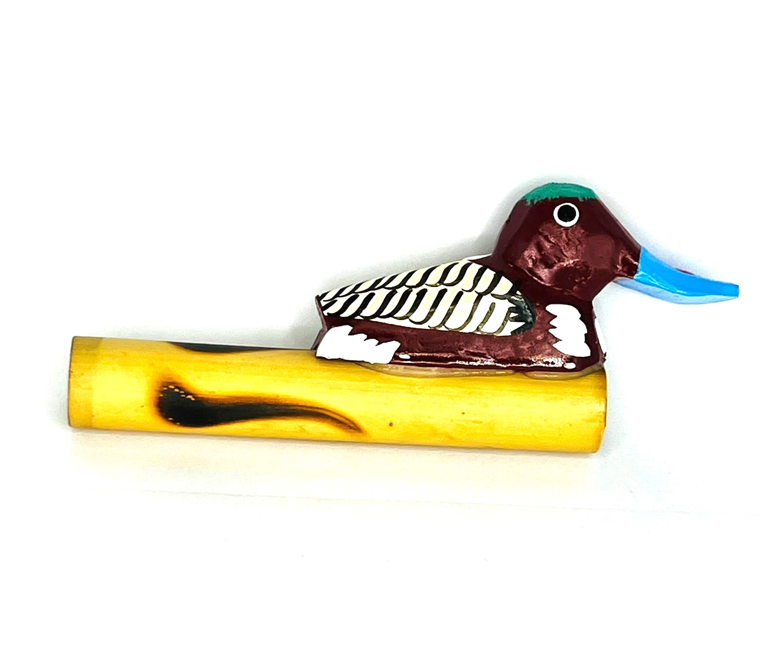 SILBATO DE BAMBÚ PATO SILVESTRE